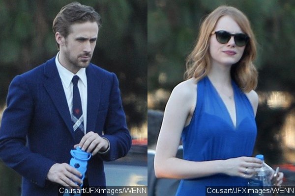 First Look at Ryan Gosling and Emma Stone on Set of 'La La Land'