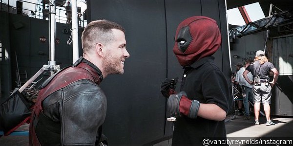 Ryan Reynolds Meets Young Cancer Patient as Deadpool