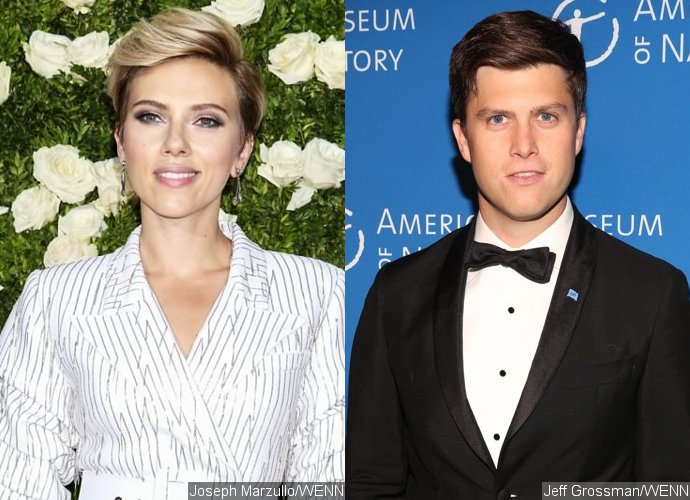 Scarlett Johansson and Colin Jost Spotted Kissing in the Rain During Labor Day Bash