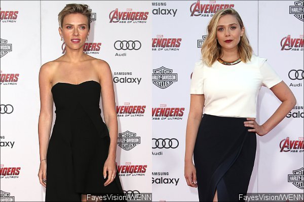 Scarlett Johansson and Elizabeth Olsen Stun at 'Avengers: Age of Ultron' L.A. Premiere
