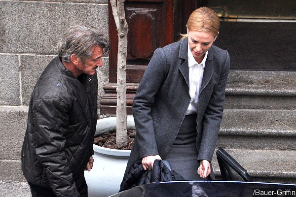 Sean Penn and Charlize Theron Awkwardly Reunite in South Africa for Movie Reshoots