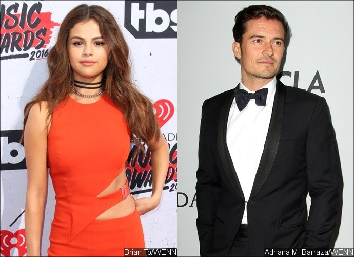 Selena Gomez Caught on Camera Nuzzling Orlando Bloom in Vegas