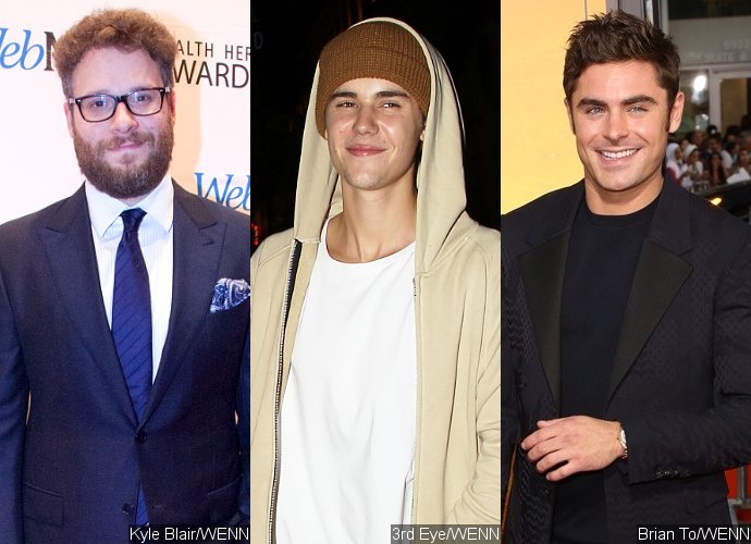 Seth Rogen Puts Justin Bieber Feud to Rest, Praises Zac Efron's Handsome Looks
