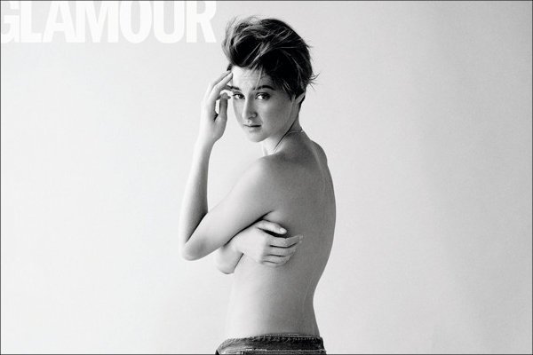 Shailene Woodley Gets Topless for Glamour, Talks Sex and 'Fifty Shades of Grey'