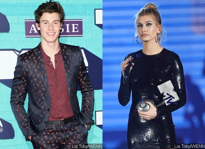 Shawn Mendes and Hailey Baldwin Spotted 'French Kissing' at MTV EMAs