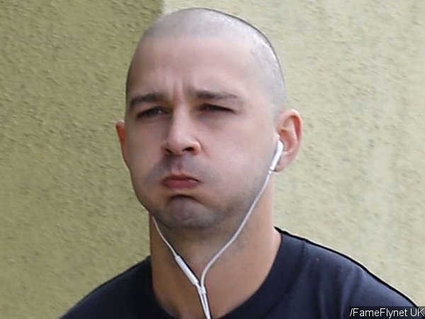 Shia LaBeouf Debuts Bald Head