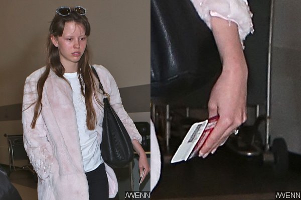 Shia LaBeouf's Girlfriend Mia Goth Flashes Huge Diamond Ring, Sparks Engagement Rumors