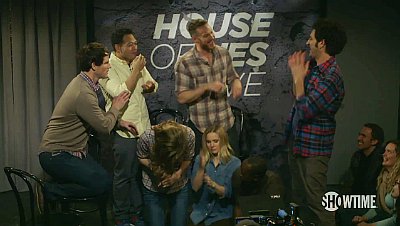 House of Lies Improv | Live with Kristen Bell, Don Cheadle, Ben ...