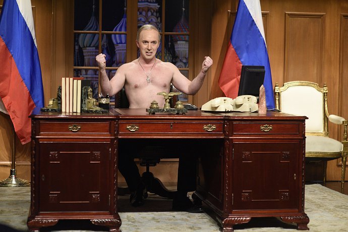 'Saturday Night Live' Mocks Trump's Inauguration With Shirtless Putin