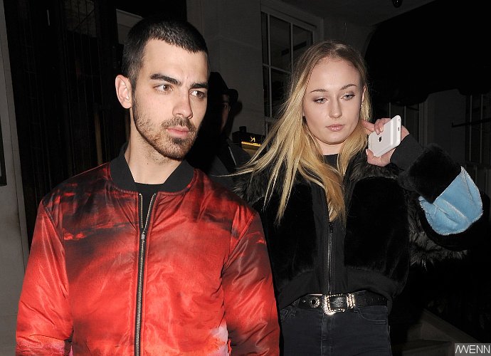 Sophie Turner Holds Tight to Beau Joe Jonas on a Dinner Date in London