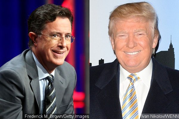 Stephen Colbert Hopes Donald Trump Stays in Presidential Race Until His 'Late Show' Debut