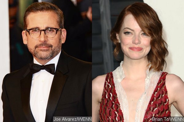 Steve Carell and Emma Stone Set Up for 'Battle of the Sexes'