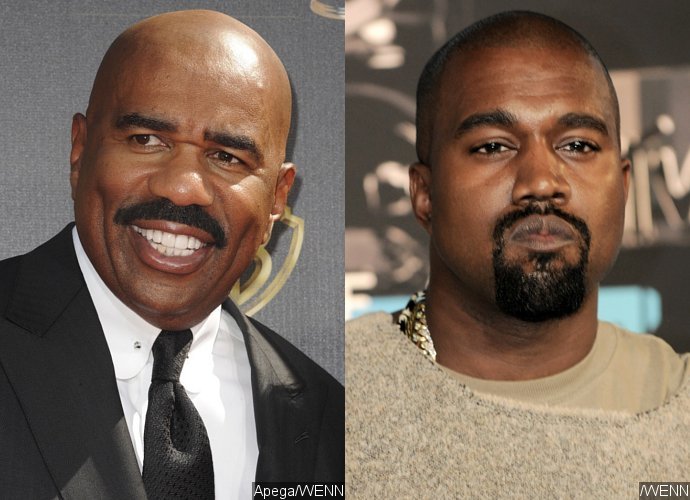 Steve Harvey Wants to Be Kanye West's Running Mate