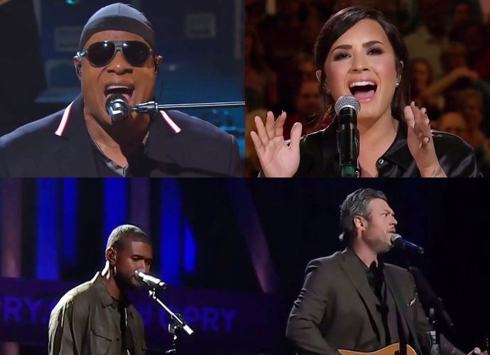 blake shelton usher stand by me watch stevie wonder usher blake shelton demi lovato and blake shelton usher stand by me watch stevie wonder usher blake shelton demi lovato and