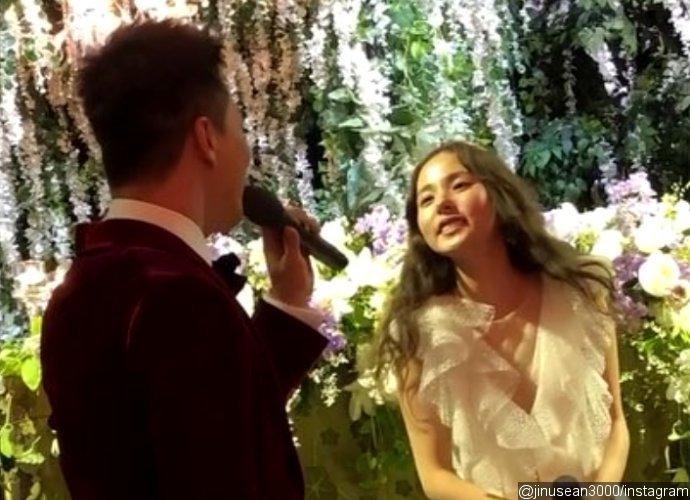 Taeyang Serenades Min Hyo Rin With 'Eyes, Nose, Lips' at Wedding After-Party