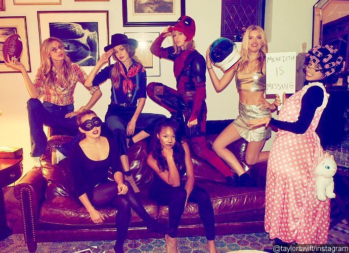 Taylor Swift Throws Epic Halloween Bash With Her Squad, Dresses Up as Deadpool