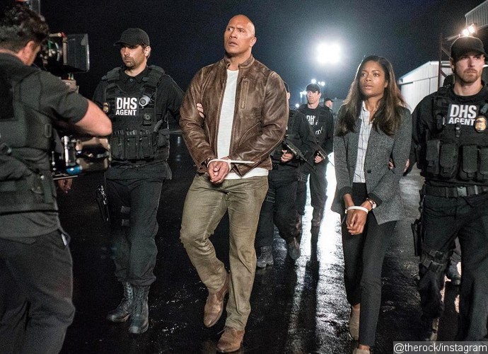 The Rock Shares 'Rampage' Set Photos
