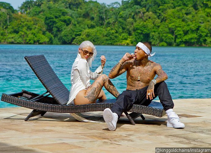 Tyga Posts Photo With Sexy Model Amina Blue After Kylie Jenner and PARTYNEXTDOOR's Steamy Video