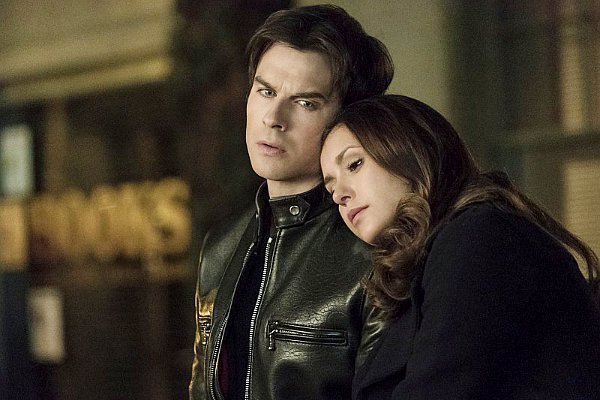 'Vampire Diaries': Nina Dobrev Shares Picture of Elena's Final Scene With Damon