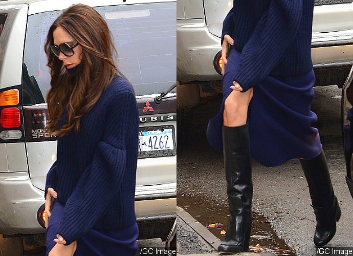 She's Not Perfect! Victoria Beckham's Sagging Skin on Her Leg Is Accidentally Exposed