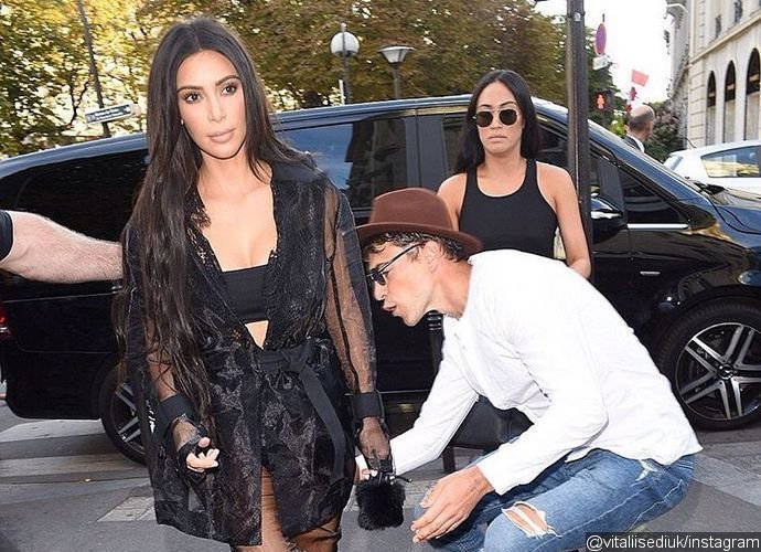 Vitalii Sediuk Calls His Attempt to Kiss Kim Kardashian's Butt a Protest Against 'Butt Implants'