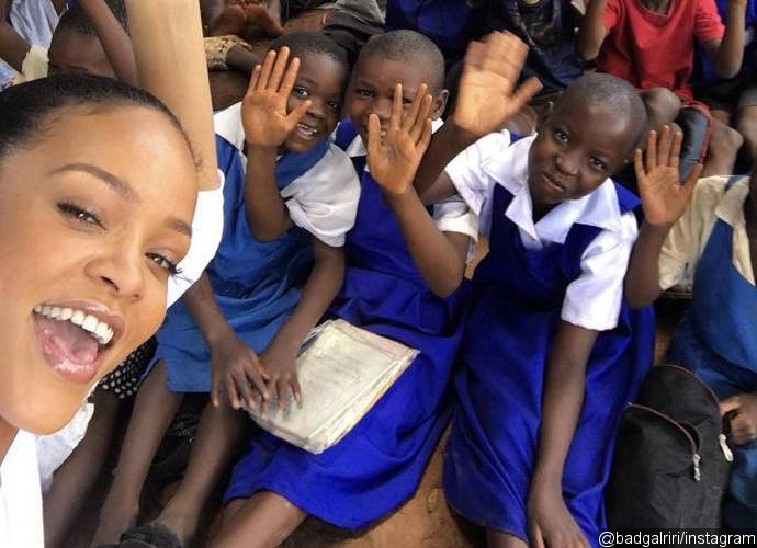 Watch: Rihanna Teaches Children Math in Malawi