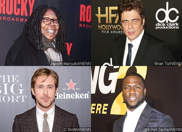 Whoopi Goldberg, Benicio Del Toro, Ryan Gosling, Kevin Hart Are 2016 Oscar Presenters