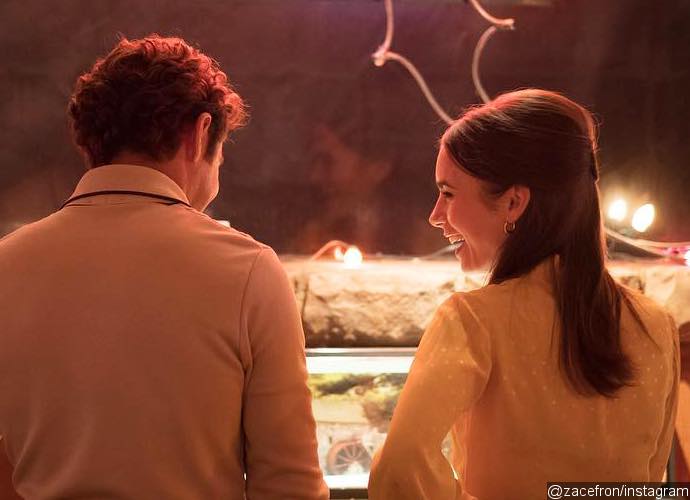 Zac Efron and Lily Collins Share Sweet Moment in 'Extremely Wicked' BTS Pic