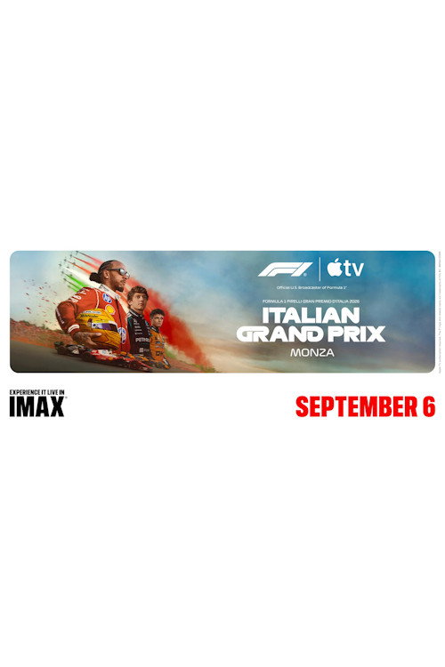 F1® on Apple TV Live in IMAX: Italy Race