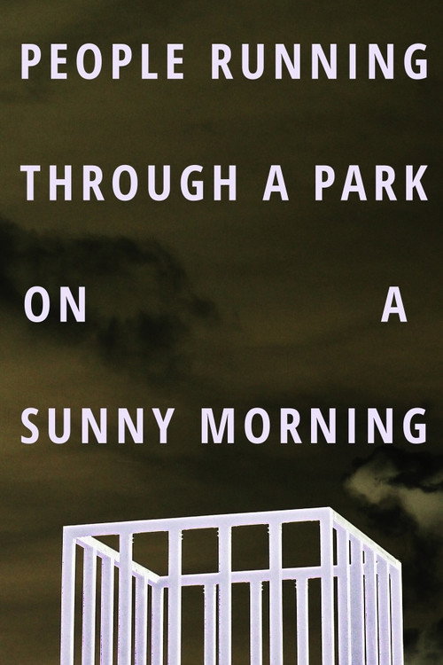 People Running Through a Park on a Sunny Morning