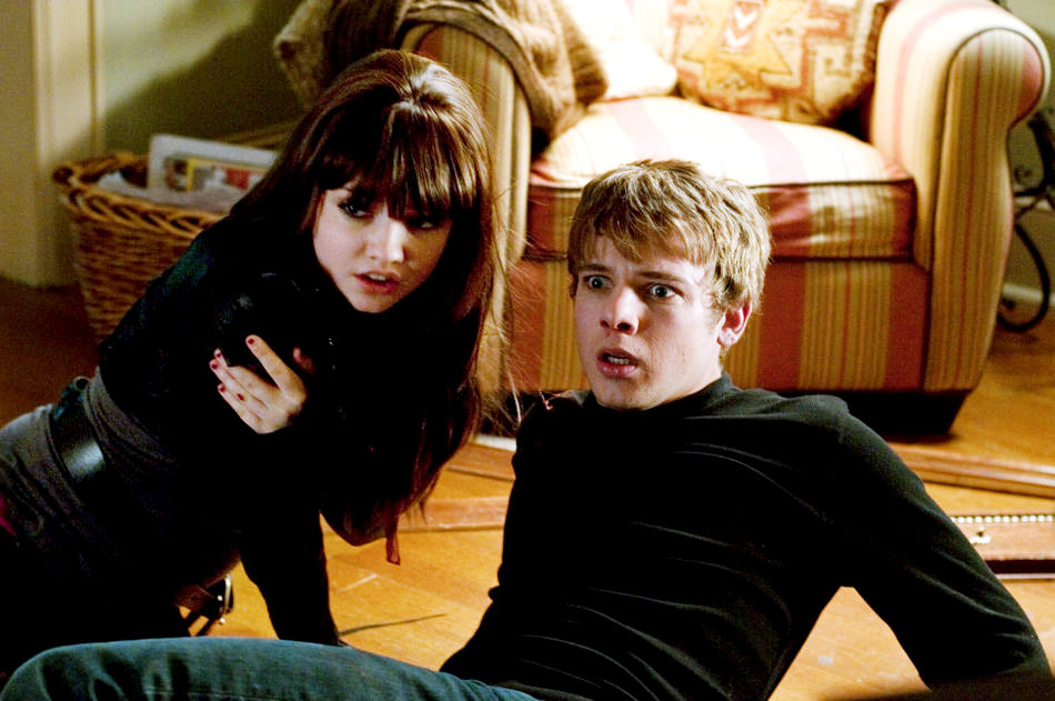 Emily Meade stars as Fang and Max Thieriot stars as Bug in Rogue Pictures' My Soul to Take (2010)
