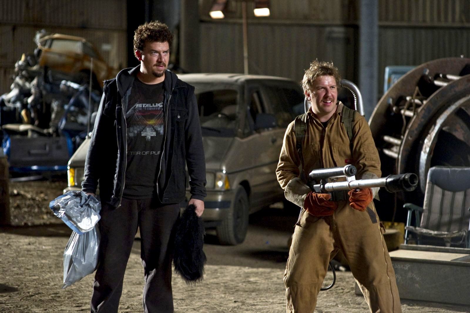 Danny McBride stars as Dwayne and Nick Swardson stars as Travis in Columbia Pictures' 30 Minutes or Less (2011). Photo by: Wilson Webb.
