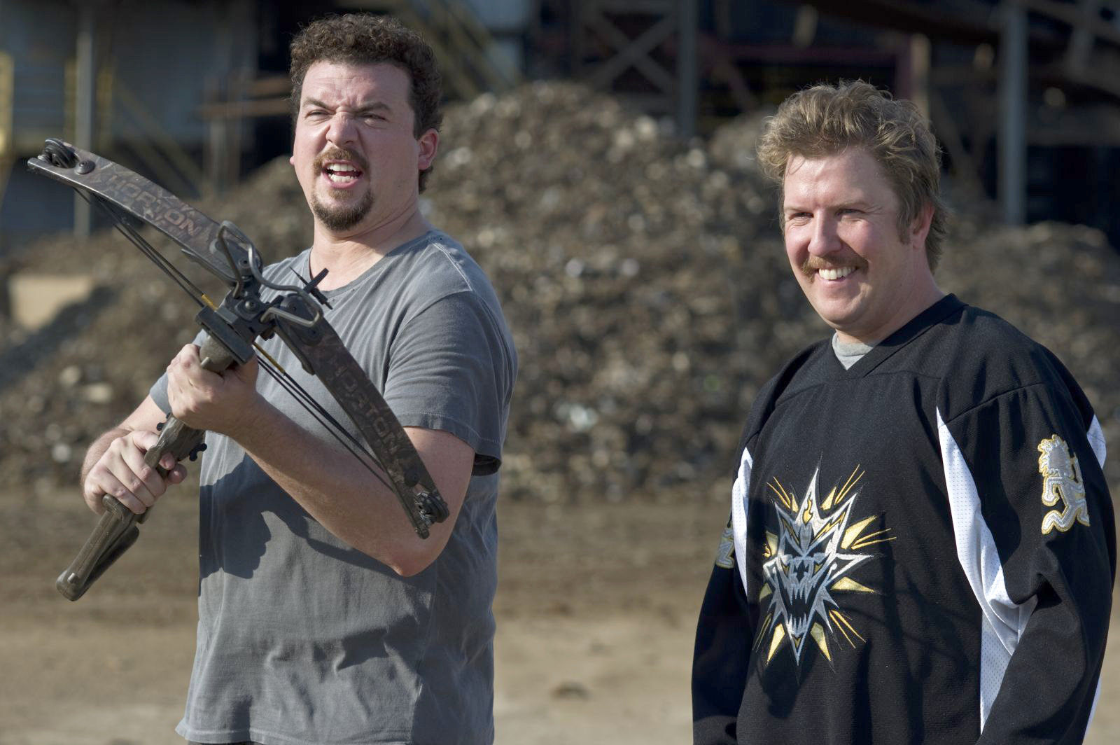 Danny McBride stars as Dwayne and Nick Swardson stars as Travis in Columbia Pictures' 30 Minutes or Less (2011)