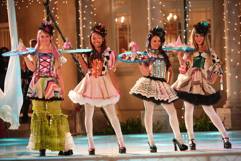 Skyler Shaye as Chloe, Logan Browning as Sasha, Janel Parrish as Jade and Nathalia Ramos as Yasmin in Bratz the Movie (2007)