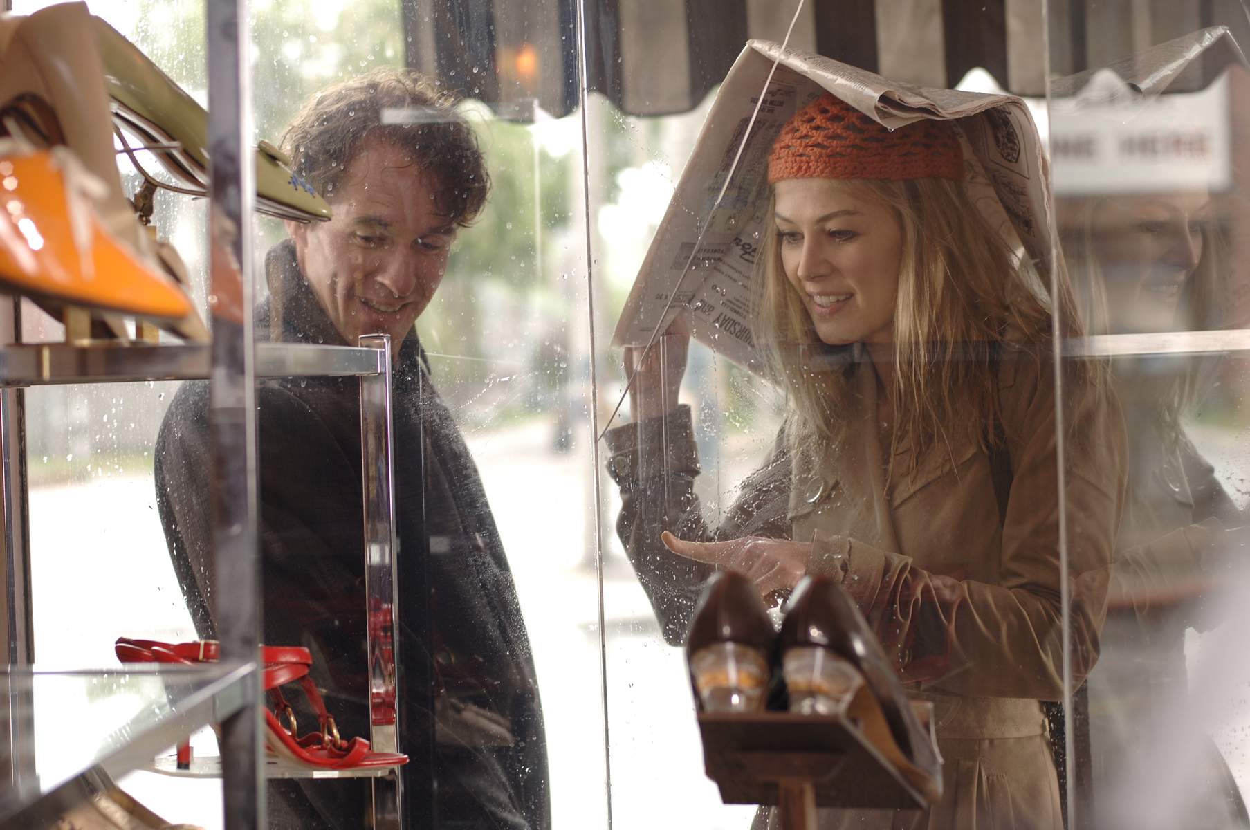 Stephen Dillane as Jakob and Rosamund Pike as Alex in Samuel Goldwyn Films' Fugitive Pieces (2008)