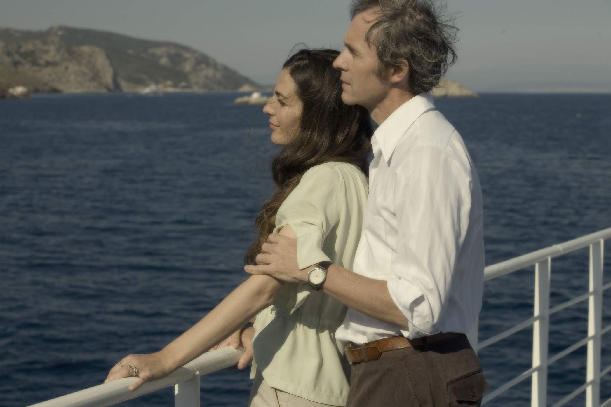 Stephen Dillane as Jakob and Ayelet Zurer as Michaela in Samuel Goldwyn Films' Fugitive Pieces (2008)