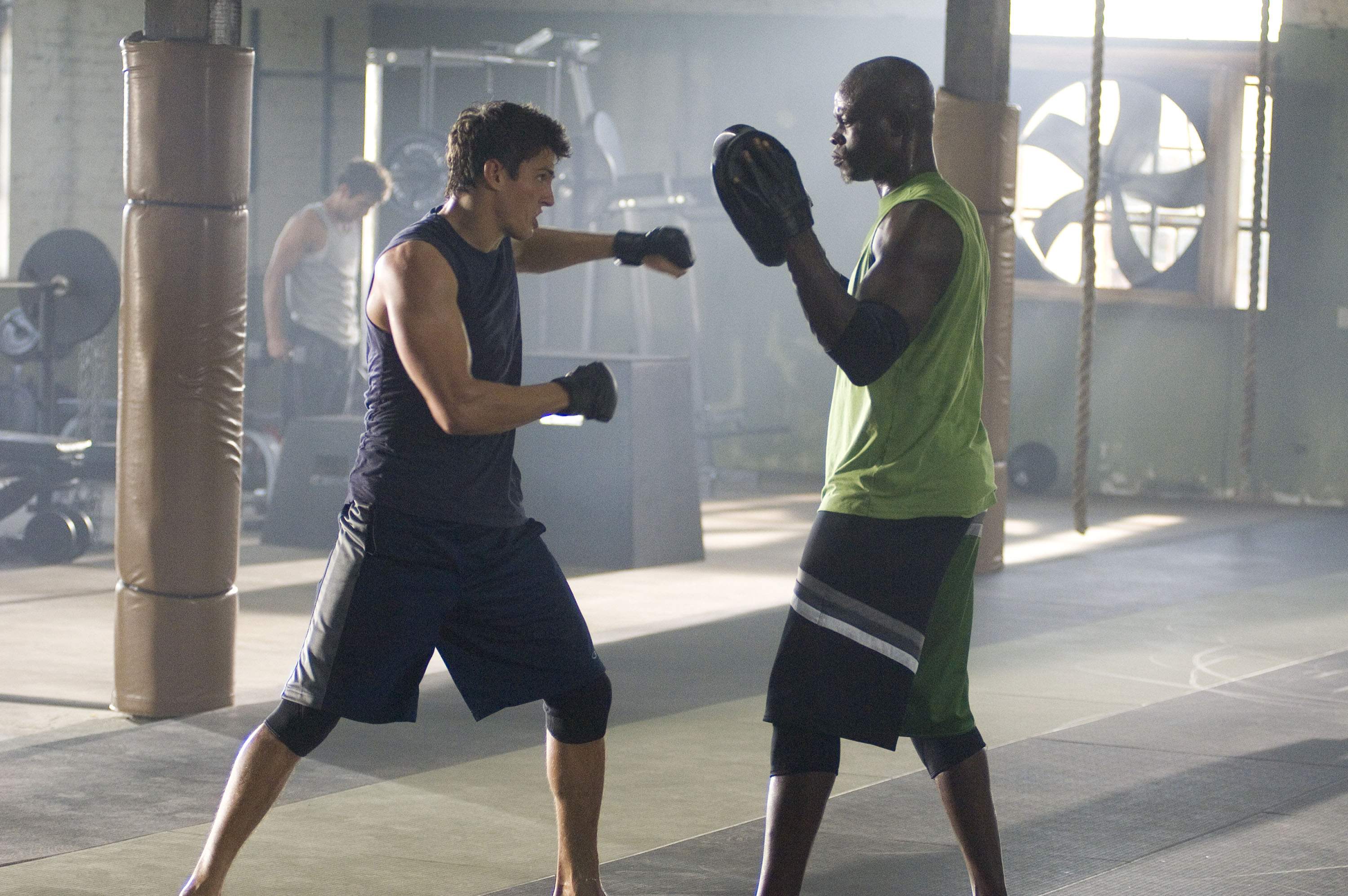 Djimon Hounsou and Sean Faris in Summit Entertainment's Never Back Down (2008)