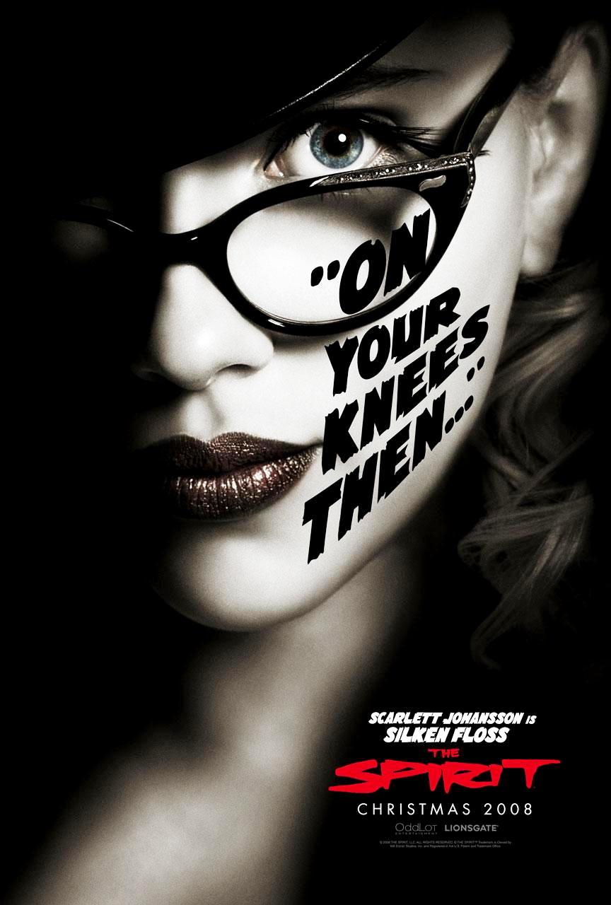 Poster of Scarlett Johansson as Silken Floss in Lions Gate Films' The Spirit (2008)
