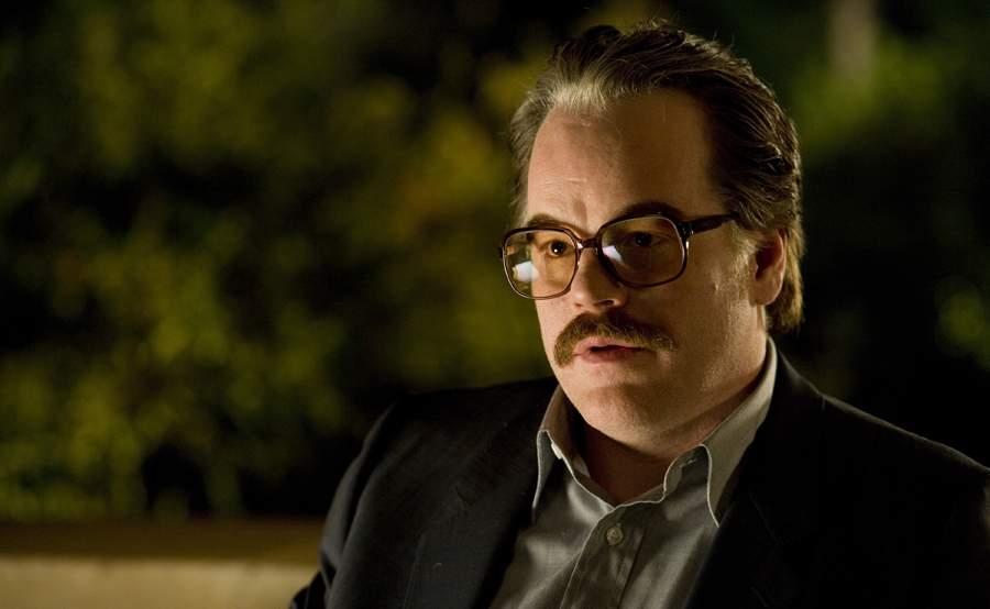 Philip Seymour Hoffman as Gust Avrakotos in Universal Pictures' Charlie Wilson's War (2007)