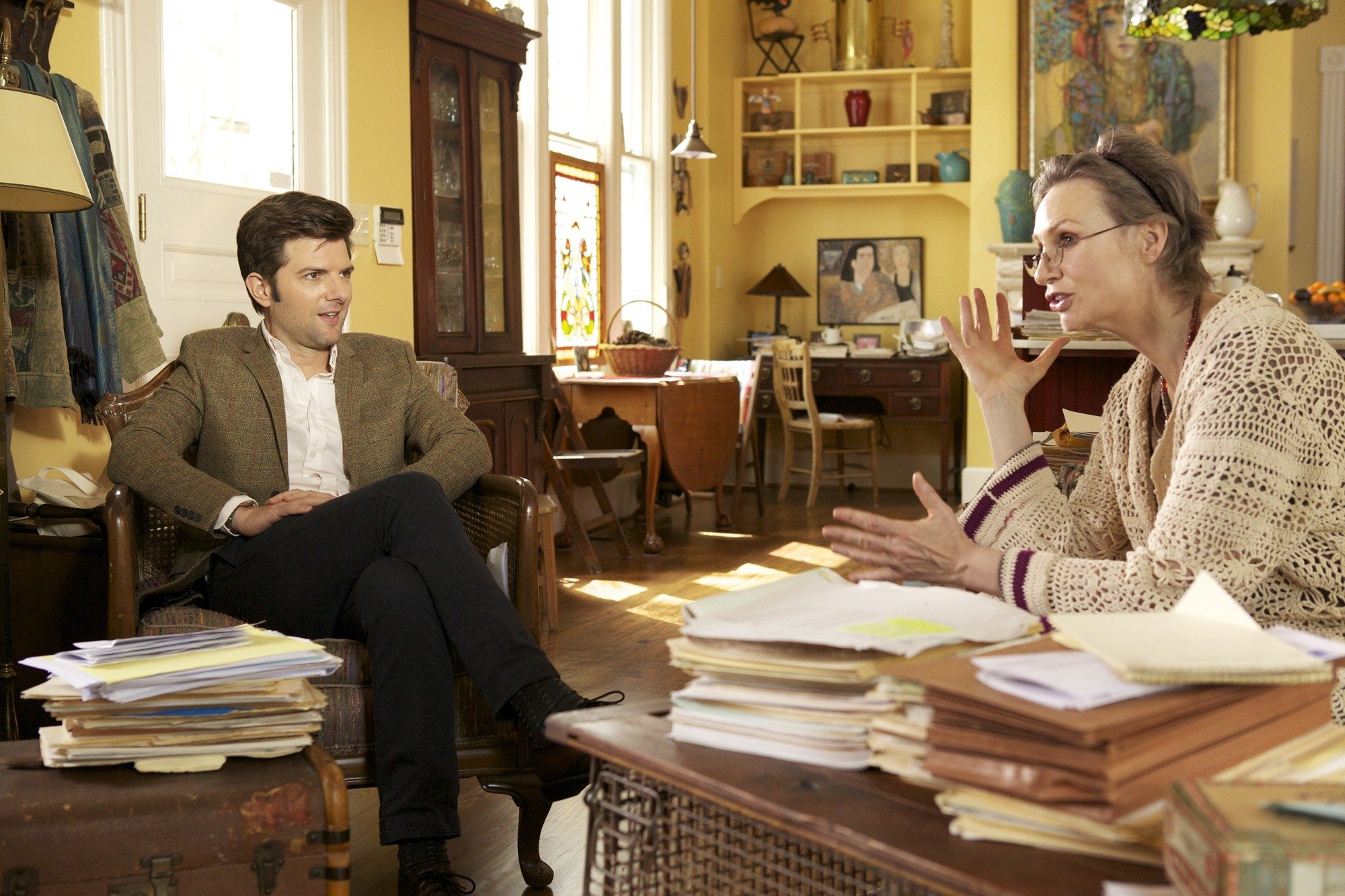 Adam Scott stars as Carter and Jane Lynch stars as Dr. Judith in The Film Arcade's A.C.O.D. (2013)