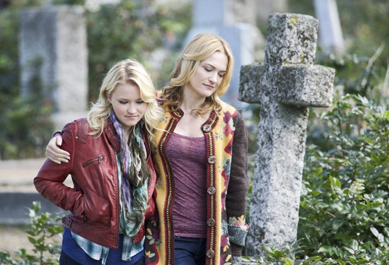 Emily Osment stars as Ariel and Victoria Pratt stars as Dana in Lifetime's A Daughter's Nightmare (2014). Photo credit by Darren Hull.