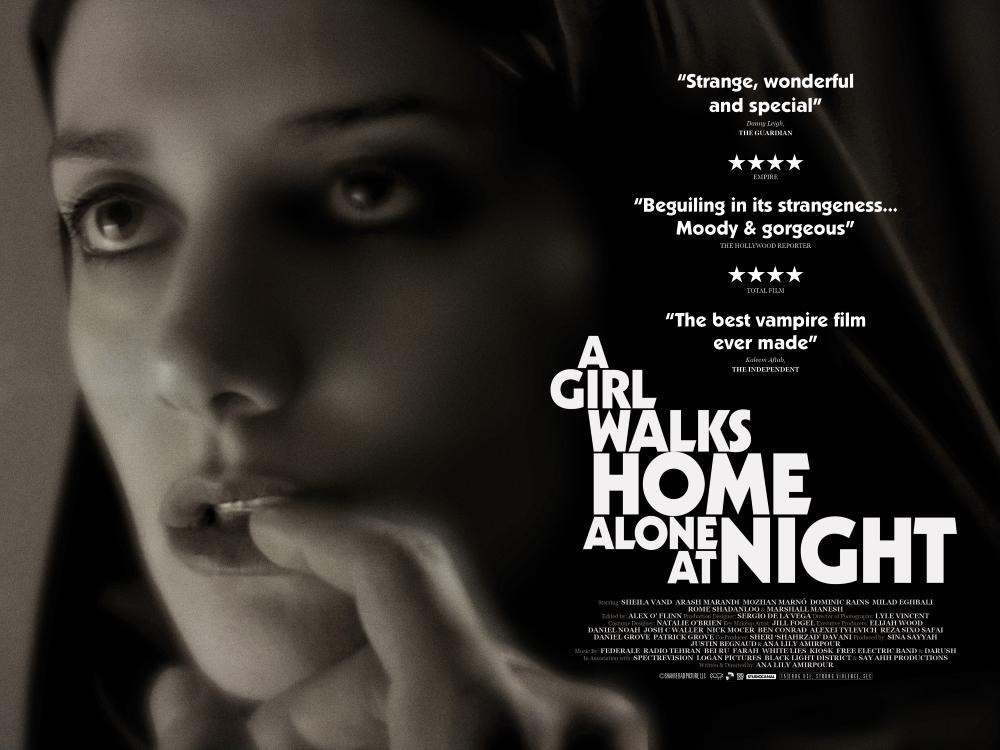 Poster of Kino Lorber's A Girl Walks Home Alone at Night (2015)
