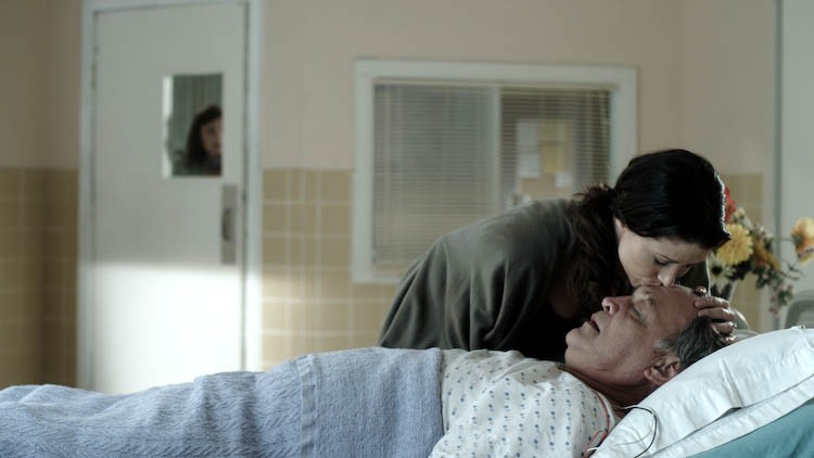 Annabella Sciorra stars as Chloe and Malcolm McDowell stars as Barton in Indican Pictures' A Green Story (2013)