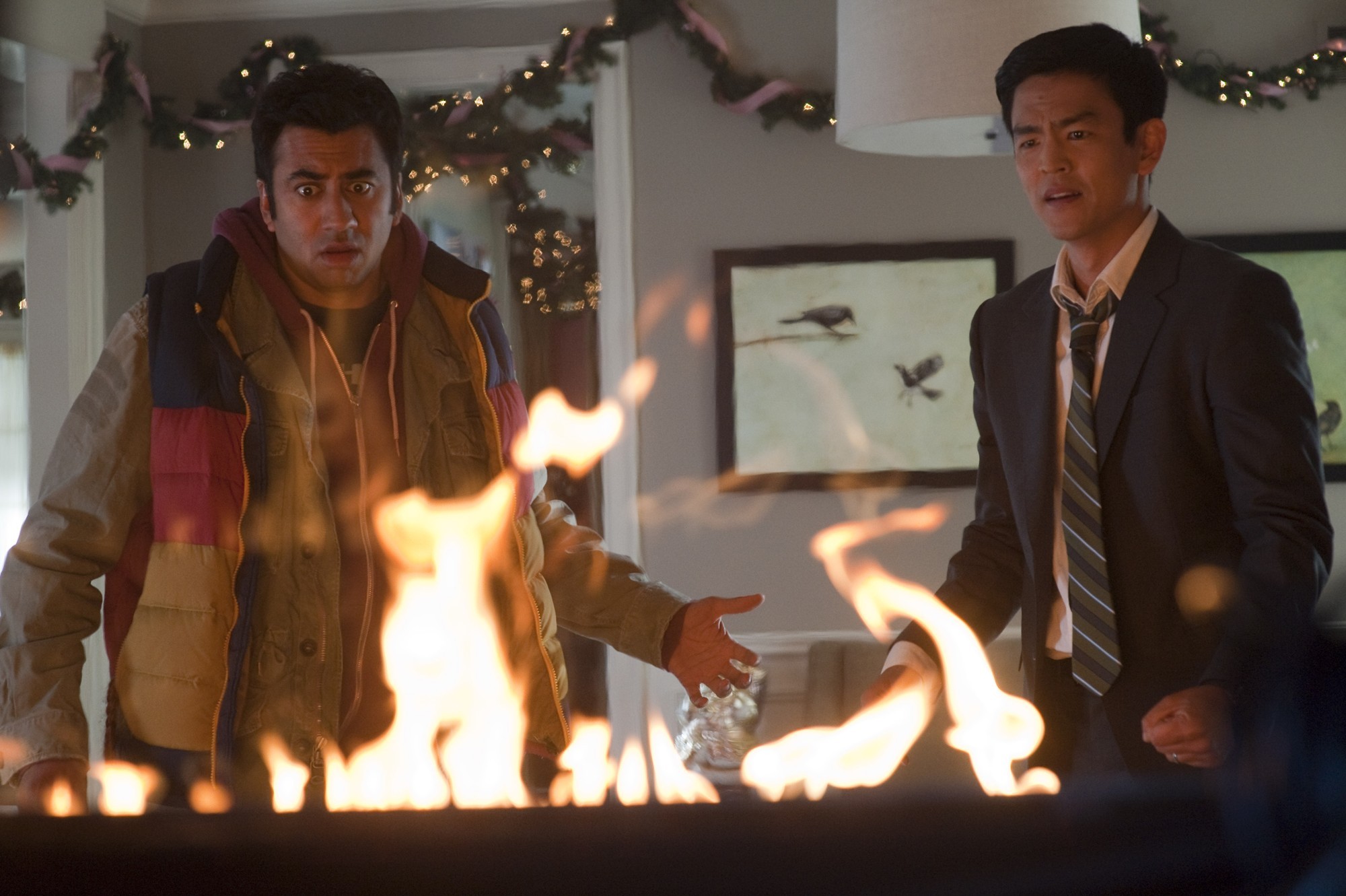 Kal Penn stars as Kumar Patel and John Cho stars as Harold Lee in Warner Bros. Pictures' A Very Harold & Kumar Christmas (2011)