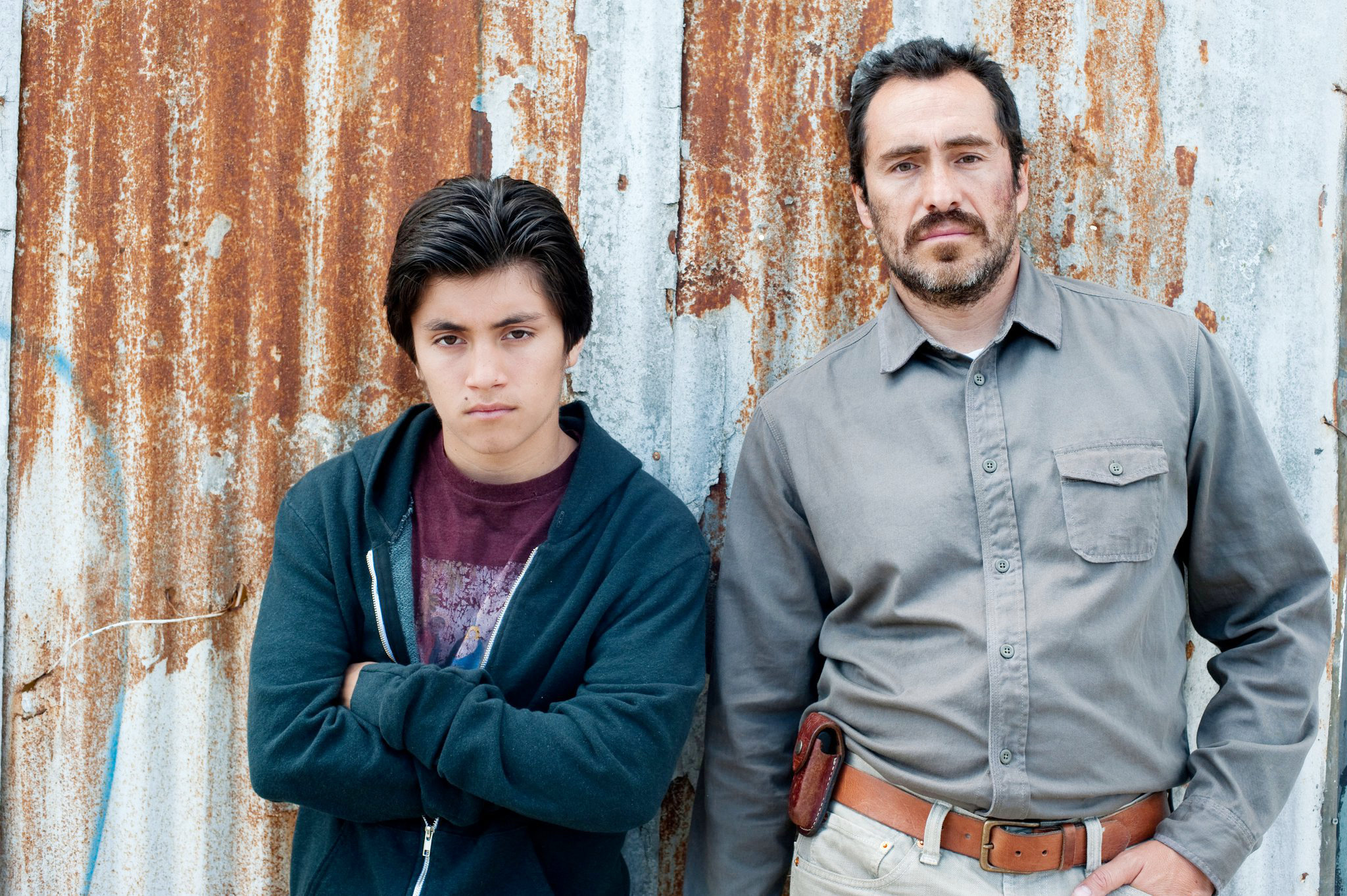 Jose Julian stars as Luis Riquelme and Demian Bichir stars as Carlos Riquelme in Summit Entertainment's A Better Life (2011)