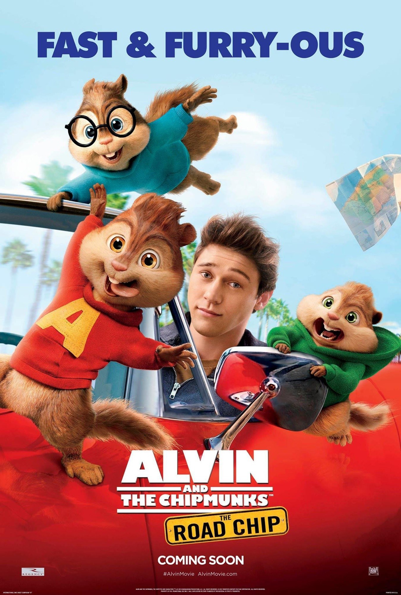 Poster of 20th Century Fox's Alvin and the Chipmunks: The Road Chip (2015)