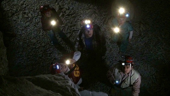 Reiley McClendon, Saige Thompson and Charan Prabhakar in Gravitas Ventures' Abandoned Mine (2013)