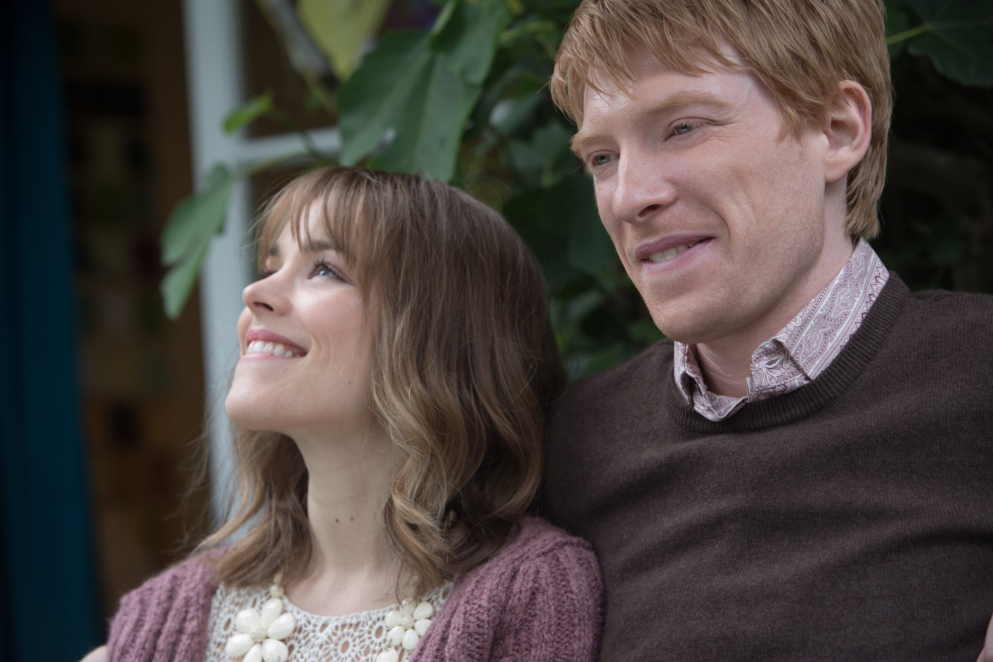 Rachel McAdams stars as Mary and Domhnall Gleeson stars as Tim in Universal Pictures' About Time (2013)