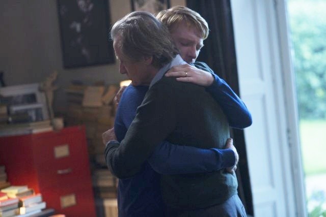 Bill Nighy stars as Dad and Domhnall Gleeson stars as Tim in Universal Pictures' About Time (2013). Photo credit by Murray Close.
