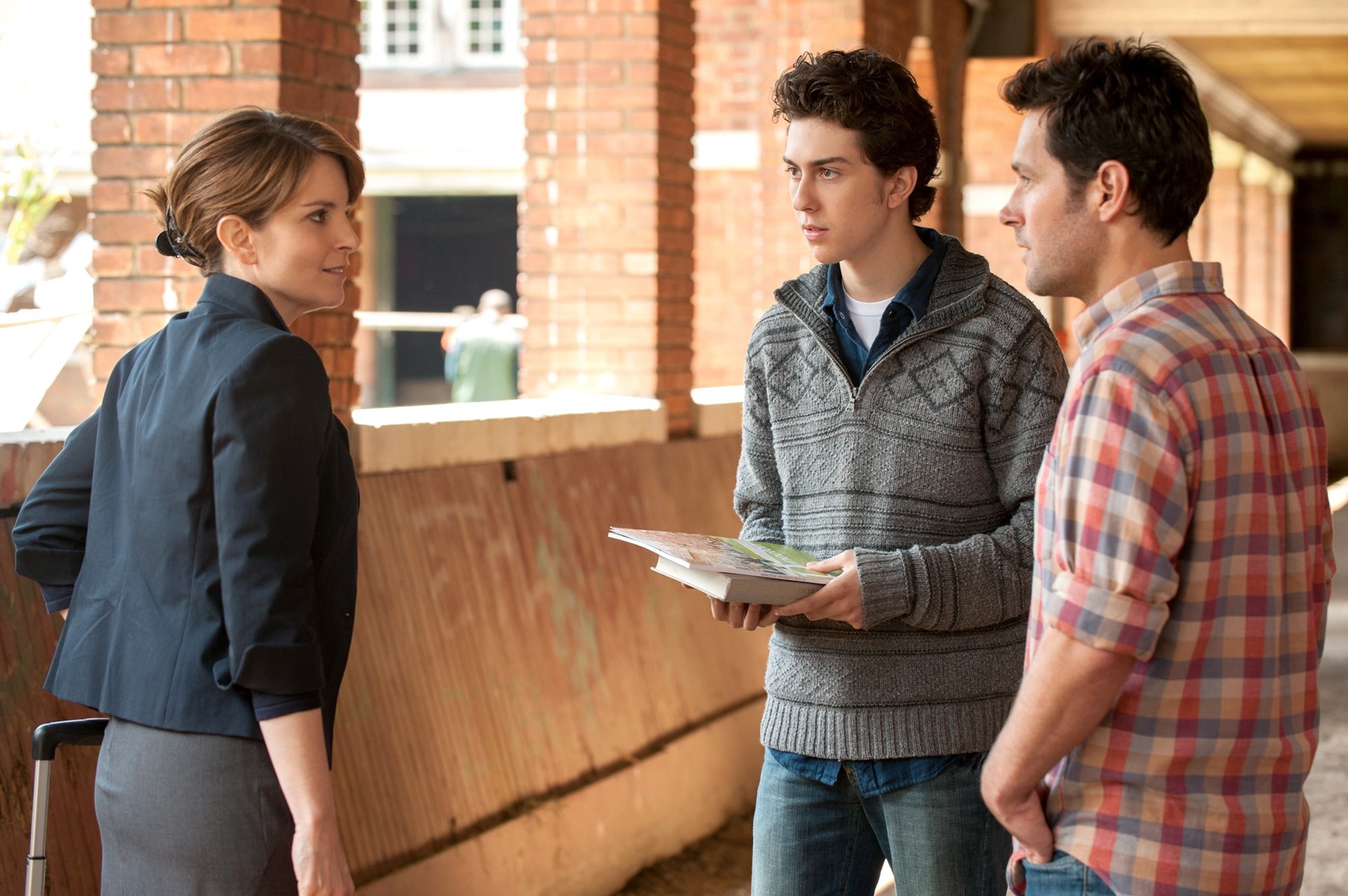 Tina Fey, Nat Wolff and Paul Rudd in Focus Features' Admission (2013)